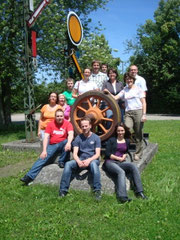 Gute Stimmung und intensive Projektarbeit im Trainingszentrum der Deutschen Bahn in Regensburg, Drei Tage Projektmanagement, Juni 2012