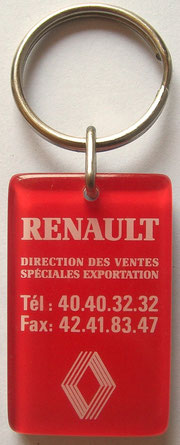 Renault Direction des ventes spéciales exportation VERSO