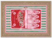 impression pvc poisson sardine boite de conserve tomate bleu rouge idee deco cadeau anniversaire mariage noel paque ete moderne tendance design maqueraux homard nouveau popo fun amusanteluxe chic marque