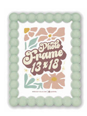 cadre encadrement decoration bois naturel moderne tendance retro vintage design idee cadeau anniversaire noel mariage paque fete mere pere grand parent pop fantaisie couleur pastel vert