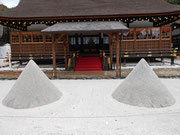 上賀茂神社の立て砂