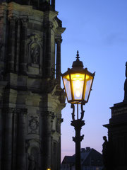 Natriumdampflampe in Dresden