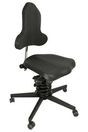 Feder-Arbeitsstuhl