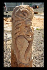 Uinsinn Batemann am Speedcarving Kettensägen Meisterschaft Volketswil 2012