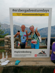 LCA Hochschwab beim Erzberg RUN (23.07.2022) - Adolf Prommer & Maria Farmer. Maria lief auf den 3. Platz in ihrer AK! Gratulation 🏆🥳