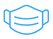 不織布マスクのイラスト