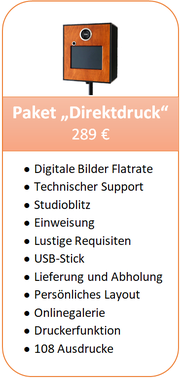 Fotoboxpaket "Direktdruck"