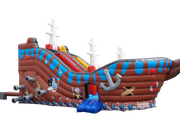 Hüpfburg Piratenschiff mit 2 hohen Rutschen
