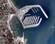 Le port de plaisance de Saint Quay Portrieux (photo GoogleEarth)