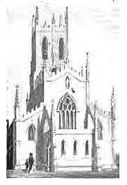 St George's Church (demolished) from Beilby, Knott & Beilby 1830 An Historical and Descriptive Sketch of Birmingham, a work now in the public domain.