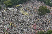 Manif à Tokyo contre nucléaire