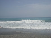 am Strand von Nerja