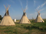 unser Camp in Oglala