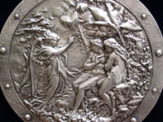 ブロンズ像レリーフ表彰盾(三好C.C) ブロンズ像レリーフ表彰盾 コレクション