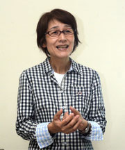 「患者同士で支え合っていこう」と呼び掛ける栗山医師=石垣市健康福祉センター