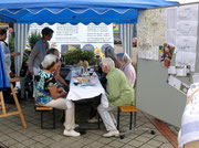 Infostand von Bürgermeisterkandidat Dirk Rauschkolb