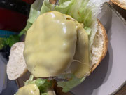 Lecker Burger mit Cheese