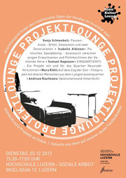 Flyer Projektlounge