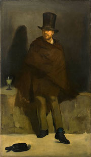 Edouard Manet, The Absinthe Drinker, 1859, Copenhagen, Ny Carlsberg Glyptotek.