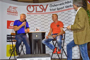 Im Gespräch mit Walter Zimmermann (links) glücklicher Gewinner der Klasse ÖTSV Fortgschrittene +45 mit Manfred Weissensteiner (10. Platz FIM Europameisterschaft +40). Image: www.otsv.at