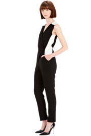 Warehouse colour block jumpsuit