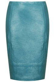 Topshop leather pencil skirt