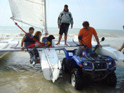tricat 22 handivoile à fort mahon plage entre la baie de somme et la baie d'authie