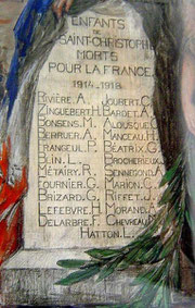 Tableau dans la mairie