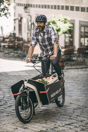 In Cloppenburg können Sie sich verschiedene Extras zu Ihrem Lasten e-Bike ansehen.