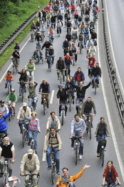 Sternfahrt autofreier Sonntag Hannover