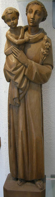 Antonius mit Jesuskind Schnitzerei