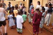 Enfants de l'orphelinat de la Sœur Rosario à Porto Novo 