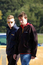 Keno mit seinem Coach Tobias Jalaß