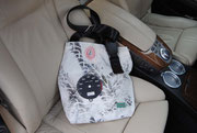 Recyclingtasche, Airbag, Umhängetasche, Gurtschloss, Schrotti