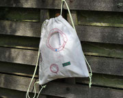 Recylingtasche, Rucksack aus Original Airbag