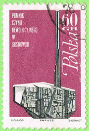 PL 1968 Pomnik czynu rewolucyjnego w Sosnowcu
