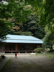 蘆花記念公園の第一休憩所