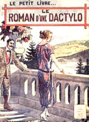 Couverture du livre "le roman d'une dactylo"