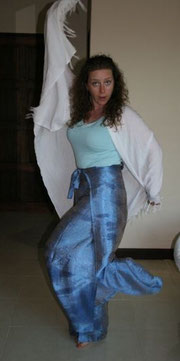 Showing off my new Birthday Present- Traditional Thai wrap around trousers