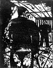 ♪版画　小野忠重　とり　1959年