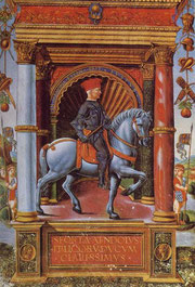 Portrait équestre de Muzio Attendolo Sforza 