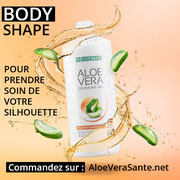 Le gel d'aloe vera Pêche 99 % d'aloe vera. Idéal pour les diabétiques.