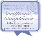 Postpartum Stress Center Certified Therapist