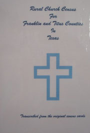 Cover of Rural Church Census for Franklin and Titus Counties in Texas