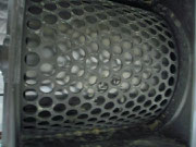 Rotor /turbina con insertos en funcionamiento