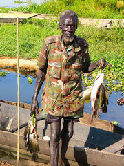 Fischer oder Soldat im Südsudan