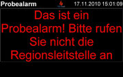 Dieses Bild zeigt einen Alarm