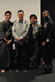 With Yajuro Bando, Takuya Matsumoto & Wendell Harrison