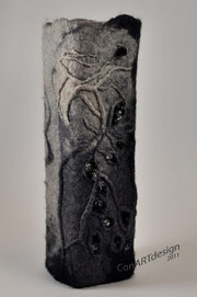 Filzkunst - Vase Spirit (copyright Cornelia Spiegl)