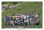 le groupe prêt à prospecter...